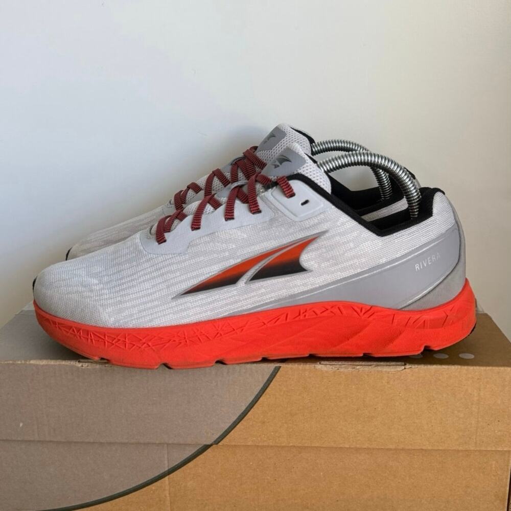 Altra Rivera Grey/Orange Men Running Sneakers- SZ 9 - Picture 4 of 12